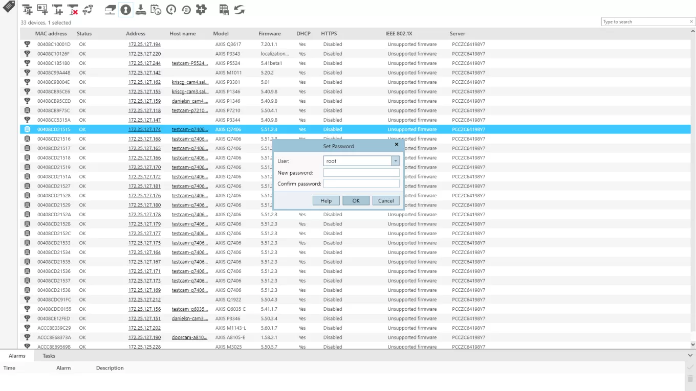 Program User and password management 