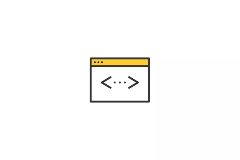Flat Icon of Metadata Monitor