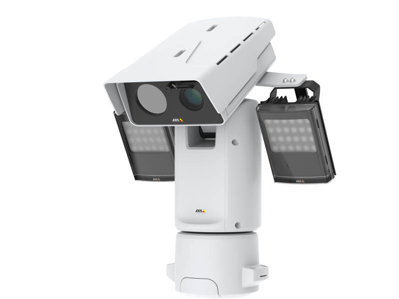 AXIS Q8742-LE with zoom from left angle