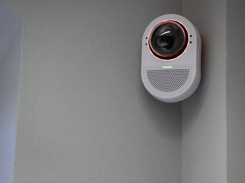 AXIS Q9307-LV Dome Camera mounted in corner