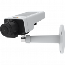 AXIS M1134 IP Camera has a compact and flexible design. The product is viewed from its left angle.