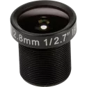 Lens M12 2.8 mm F1.6 IR from the front
