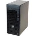 AXIS Camera Station S1216 Tower Recording Server, viewed from its left angle