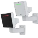 Two wall-mounted Axis radars with led-strips in red and green