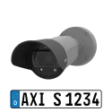 AXIS Q1700-LE looking left with license plate 