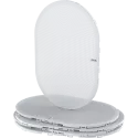 AXIS TC1705 Mesh Cover Black/White, viewed from its left angle