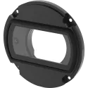 AXIS TQ1931-E Front Window Kit - a circular shaped accessory in black color.