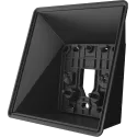 Black AXIS TI5601 Wall Mount, visto desde el ángulo izquierdo