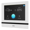 White AXIS I5304 Network Answering Unit, visto desde el ángulo izquierdo.