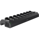 AXIS W701 Mk II Docking Station 8-bay, viewed from its left angle