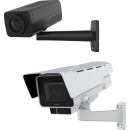 Telecamera block per ambienti interni ed esterni con sfondo bianco