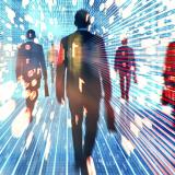 Animated picture of people walking