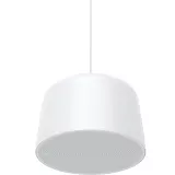 AXIS C1510 Network Pendant Speaker, mounted in the ceiling with a wire