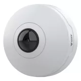 White AXIS M4328-P Panoramic Camera, viewed from the left.
