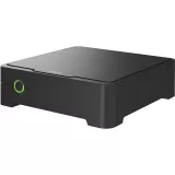 Black recorder AXIS S3008 MK II with a round button with green light.