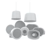 packshot of axis speakers
