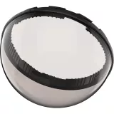 AXIS TQ6814 Hard-Coated Smoked Dome viewed from its left angle