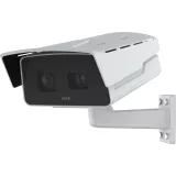 White AXIS P1518-E Box Camera viewed from its left angle