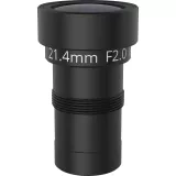 Obiektyw M14 21,4 mm F2,0 IR, kolor czarny, widok z przodu