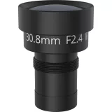 Obiektyw M14 30,8 mm F2,4 IR, kolor czarny, widok z przodu