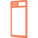 Orange AXIS TI8909 Safety Protection Cover viewed from its left angle