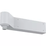 White  AXIS TP3302-E Corner Mount viewed from its left angle.