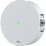 AXIS D6210 Air Quality sensor, white polycarbonate casing, viewed from the left 