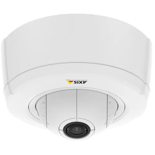 The camera AXIS F4005 adapter in ceiling from its front.