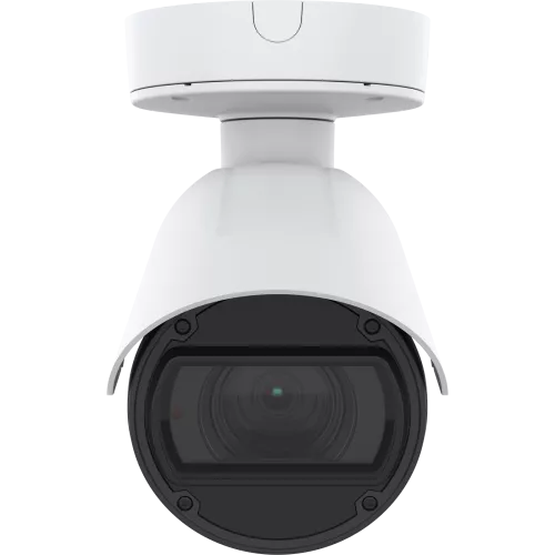 AXIS Q1786-LE IP Camera è dotata di OptimizedIR. Il dispositivo è visto dalla parte anteriore. 