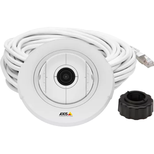 AXIS F4005 Dome Sensor Unit with accessories.