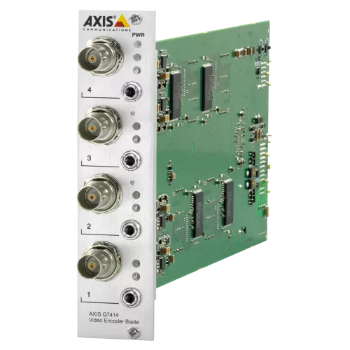 AXIS Q7414 Blade standing from left angle