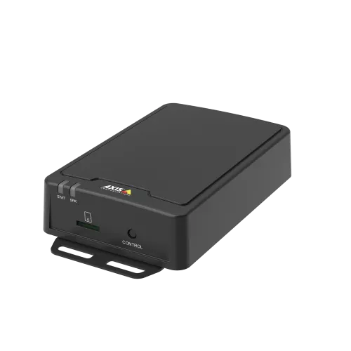 왼쪽 각도에서 본 AXIS C8210 후면