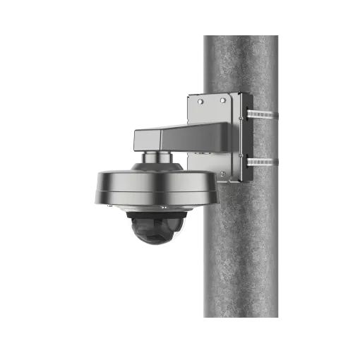AXIS Q35SLVE mounted on AXIS T91F67 from the left angle