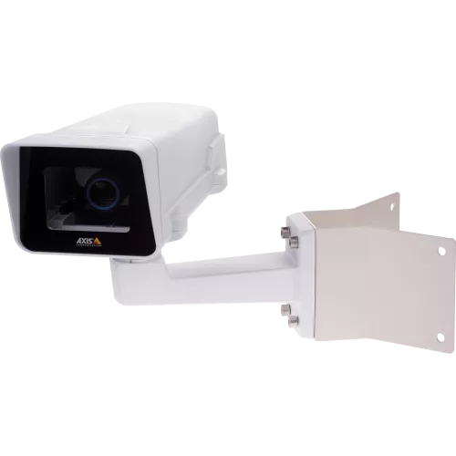 AXIS T94Q01A Wall Mount mit AXIS T93F Top Cover vom linken Winkel aus