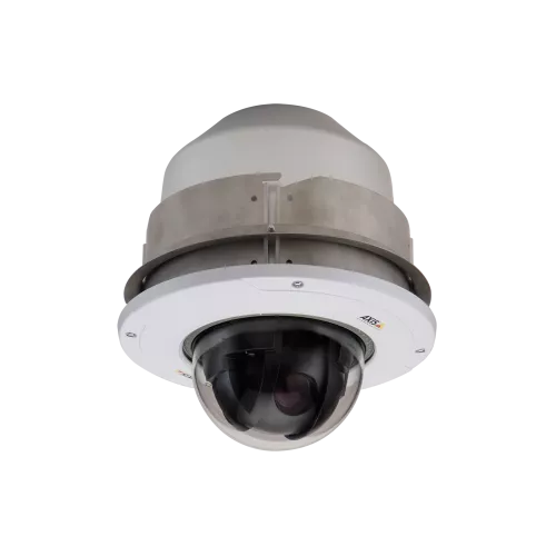 AXIS T94A01L Recessed Mount with AXIS Q60-E camera from the front