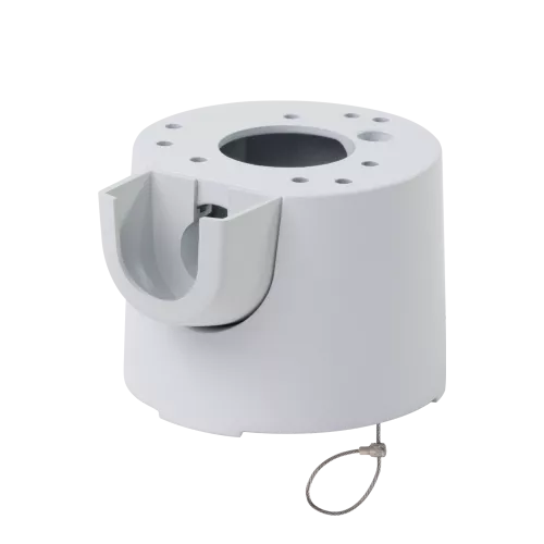 AXIS T94A02F Ceiling Bracket con AXIS Conduit Adapter dalla parte anteriore