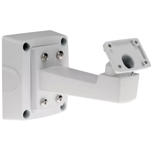 AXIS T94R01P Conduit Back Box mounted with AXIS T94Q01A Wall Mount, from the right angle