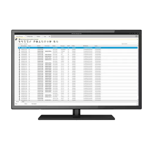 Monitor that has a scheenshot of device manager 
