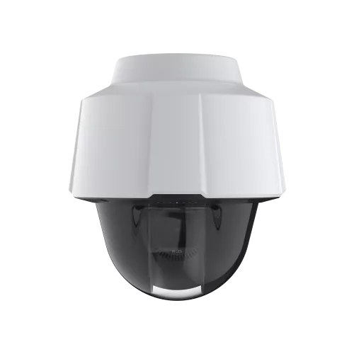 White AXIS P5676-LE camera seen from its front.