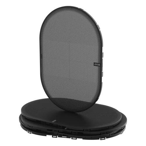 black mesh cover
