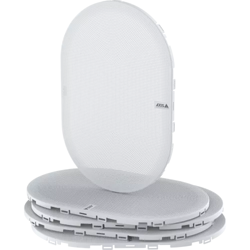 AXIS TC1706 Mesh Cover Black/White, viewed from its left angle