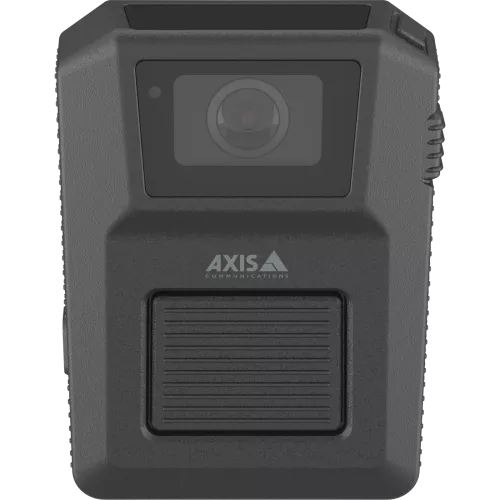 AXIS W102 Body Worn Camera black front