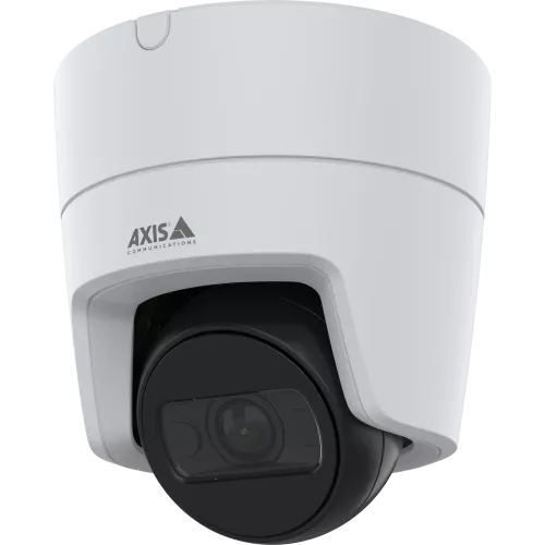 White AXIS M3126-LVE Dome Camera viewed from its left