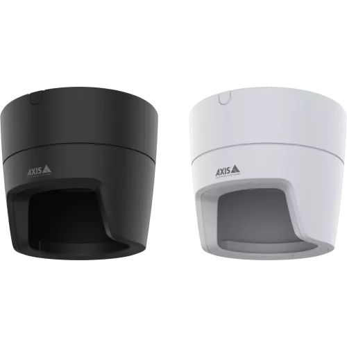 Two AXIS TM3828-E Casing Black/White in different colors