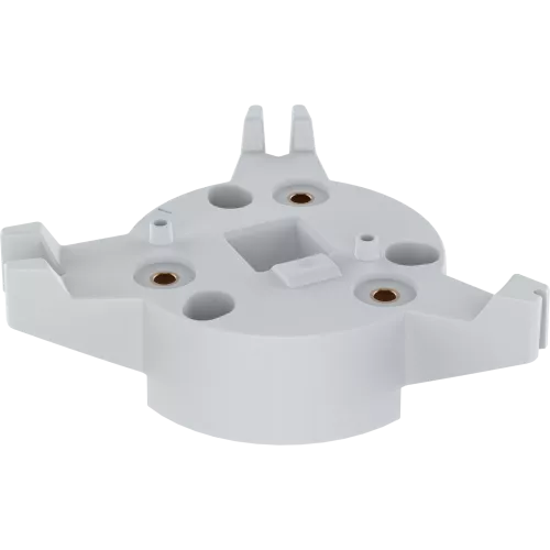 AXIS TQ6904-E Adapter de color blanco, visto desde su ángulo izquierdo