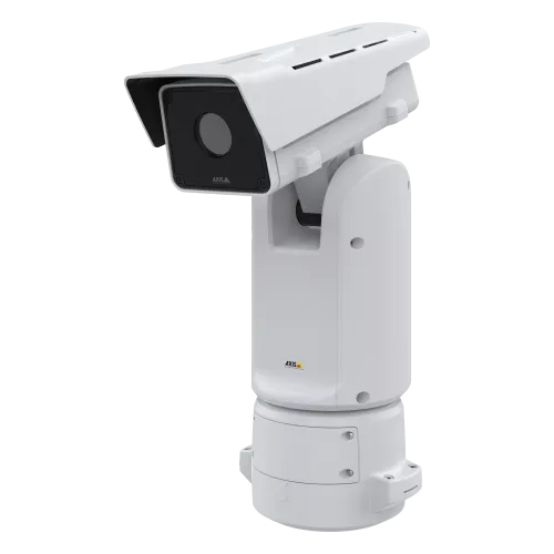 AXIS Q2101-E/AXIS Q2112-E installata con unità di posizionamento