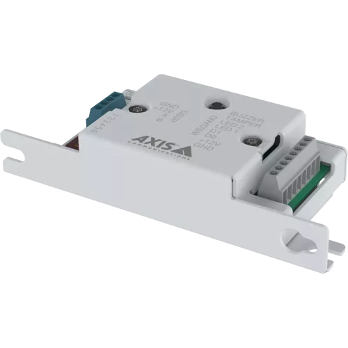 AXIS TA1101-B Wiegand to OSDP Converter viewed from its left
