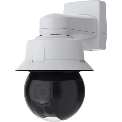 PTZ camera wall mount left