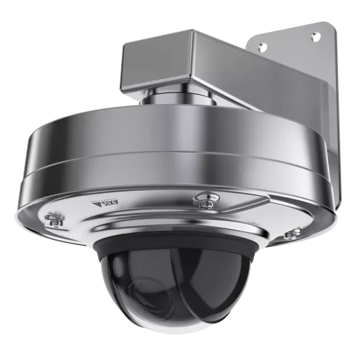 Product image of stainless steel wall mount, pendant kit and dome camera