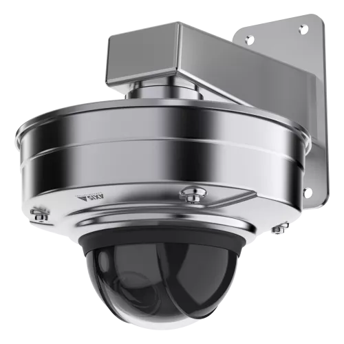 Product image of stainless steel wall mount, pendant kit and dome camera